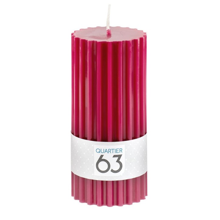Stumpenkerze Ø 70 mm Farbe: rot VE 6 St./Packung