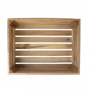 Holzkiste groß Home & Garden aus Palettenholz, 37 x 14 x 28 cm, 14,5 l