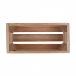 Holzkiste klein Frust-Box aus Palettenholz, 24 x 9 x 11 cm, 2,4 l