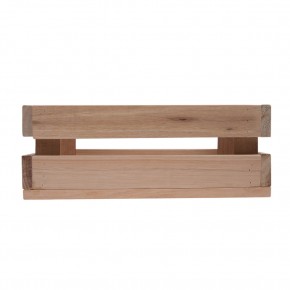 Holzkiste klein aus Palettenholz, 24 x 9 x 11 cm, 2,4 l